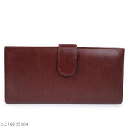 Classic World Women's Faux Leather with Zip Pocket, Multiple Card Holders and Pocket Wallet