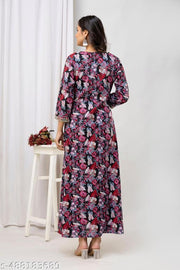 Cotton Kurtis Women's Printed Pattern  with embroidery work