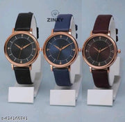 Best Quality Festive Season Royal Designer Round Dial Attractive Leather Belt Women Watches Combo Pack of 3 Watches combo for women stylish girl watches combo pack of 3 analog watches combo wrist watches combo watches for girls stylish watches Set