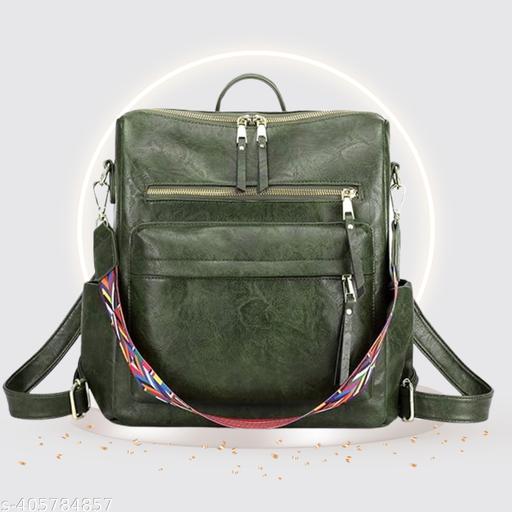 BohoBuzz  Premium Waterproof Backpack For College Girls | Women Office Bag Durable & Daily Usable (Backpack,bag,backpack for women women bag fashion,stylish)