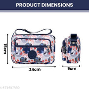 Crossbody Purse for Women, Nylon Waterproof Shoulder Purse, Messenger and travelling Bag Lightweight, Long Strap