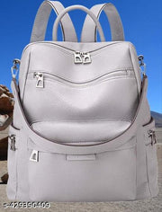 MomsyStore Leatherette Backpacks For Women And Girls
