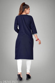 Womens embroidery and mirror work kurtis