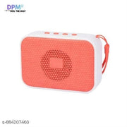 DPM Portable Bluetooth Speaker with Mic, RGB Glow, Deep Bass Sound, USB Playback