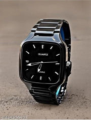 SHMOFY LUXRY PREMIUM LOOKING LUXURY SILVER DIAL STAINLESS STEEL CHAIN QUARTZ WATCH FOR MEN Analog Watch For Men