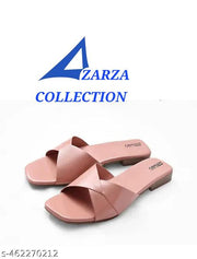 Women’s Peach Flat Sandals | Stylish Open-Toe Slip-On Flats | Soft Cushioned Sole Comfortable Footwear | Lightweight & Durable Casual Sandals for Daily Wear, Office, College, Travel, Shopping & Summer Outings