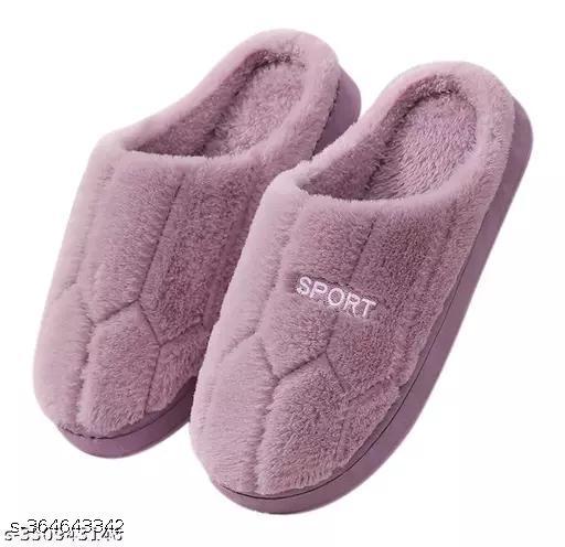 Winter Warm & QueenCat Carpet soft Plush Comfy Warm Slip-on Slippers Women's Comfy Faux Fur House Slipper & Flip-Flops of Indoor & Outdoor for Women and Girls For Daily Wear, Casual Wear, Home Wear.