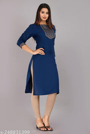 Kurtis & Kurtas - Teal Blue Color