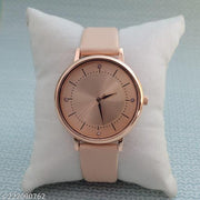 Best Quality Roman Designer Stylish Women Grey Leather Casual Analog Watches for Women