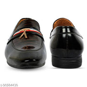 DESTA Men's Brown Decent Look Synthetic Slip on Formal Shoe