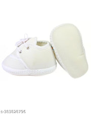 Neska Moda 6 To 12 Months Baby Boys & Girls Pack of 2 Pair Cotton Lace Shoes/Booties (Black,White)-SK145andBT2157