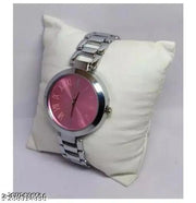 New Fancy Solid Dial Attractive Metal Chain Attractive Bracelet Analog Watch for Women