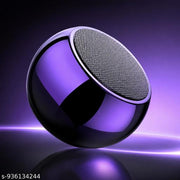 Wireless Bluetooth Speaker Mini Size with Metal Electroplated Design | Portable Bluetooth Mini Speaker with 4D Stereo Sound, Type-C Charging & Long Battery Life for Home & Travel