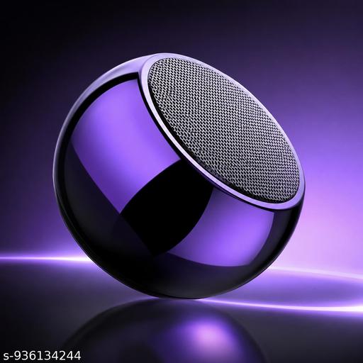 Wireless Bluetooth Speaker Mini Size with Metal Electroplated Design | Portable Bluetooth Mini Speaker with 4D Stereo Sound, Type-C Charging & Long Battery Life for Home & Travel