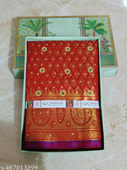 NAME: WARDA SAREE  BANARASI JHALK STONE