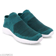 #Fancy Green #Synthetic Sports Shoes For Men