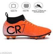 Axpro Synthetic HardGround Dual Color TPU Sole Orange Football shoes Football Shoes For Men