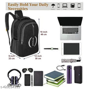Large 35L Backpack for College, Office,School , Etc &Lunch Bag combo pack of 2