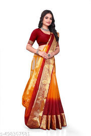 Weddind Special and Bollywood Style Dola Silk Saree