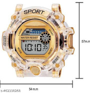 SHMOFY LUXRY Digital Watch For Men GOLD S  Transparent_12