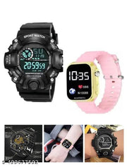 LIMITED STOCK!!ORDER NOW!!Digital Sports watch| Sports Digital Multi-Functional Watch & Ultra LED-Combo Offer| watchs combo