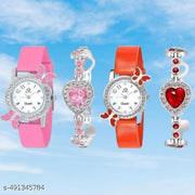 Fancy Women Analog Watches Combo With Braslate