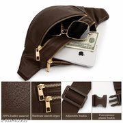 Stylish Sling Bag PU Leather Crossbody Chest Waist Travel Bag Premium