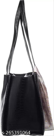 Trendy And Fashionable Tote Bag | Stylish Crocodile Texture Handbag | Classy Daily Companion Shoulder Bag | Travel Type Tote Handbag For Women's & Girls.