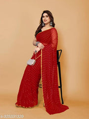 Embellished Daily Wear Chiffon Saree