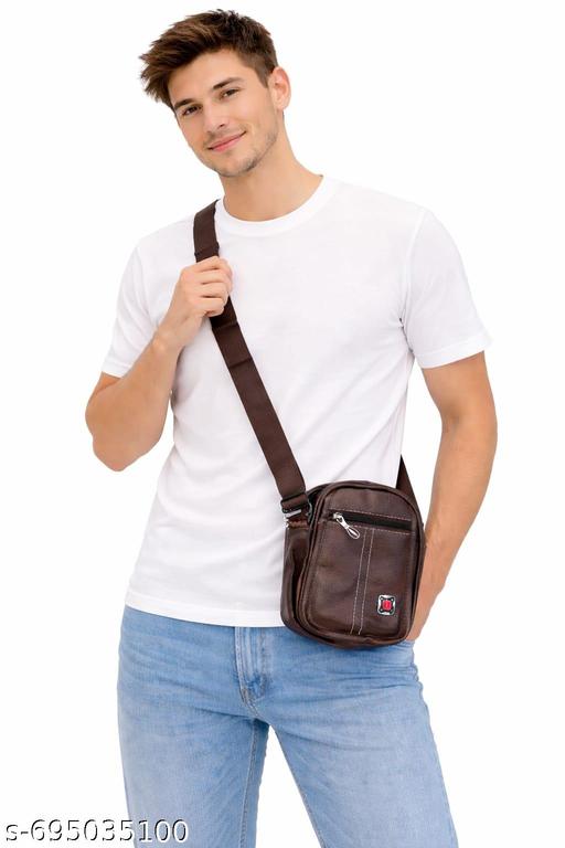 Sling bag | crossbody bag | unisex sling bag | brown sling bag | leather sling bag | shoulder bag | travel sling bag | daily use bag | small sling bag | men sling bag | women sling bag | office bag | mobile sling bag