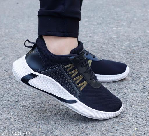 1674 Men's Black Mesh Outdoor/walking/yoga Casual shoes