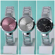 : "Stylish Heart-Design Watches Trio