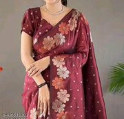 Fancy Exclusive Banarasi Silk Saree With Blause