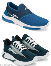 Free Kicks Combo Of 2 Stylish Shoes For Men