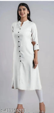 A Line Mandarin( Kurti With Pocket)
