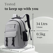 Sports By Tinytot 34 Litre, Stylish & Trendy Water Resistant Hi Storage School Collage Travel Laptop Backpack Bag for Boys, Girls, Mens &  Womens, 20 Inches