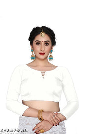 Chikankari Net White Saree With Blouse