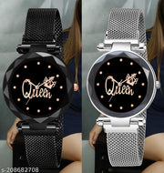 New stylish Analogue Combo Woman's & Girl'S Watch Family Pack Combo(2)