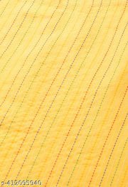 Indian Yellow Sleeveless Kurta