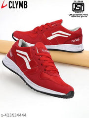 CLYMB Casual Sport for Men | Stylish Lace-Up Sneakers with Cushioned Insole | Comfortable Walking Shoes with Rounded Front Running shoes