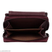 Wildauk 
Women Maroon Artificial Leather Wallet  (5 Card Slots)