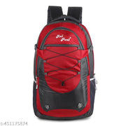 35 L Casual Waterproof Laptop Bag/Backpack for Men Women Boys Girls/Office School College Teens & Students (Red ,grey)