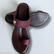 Women's Lycra BROWN Wedge Fashion Sandal | Casual Comfortable Extra Soft Ladies Footwear || Comfortable Lycra Slippers For Women || Soft Bottom Lycra Slippers For Women