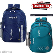 SKY RISE Combo of 2 casual Boys Girls,Office ,School College Teens, Students Waterproof School Bag
