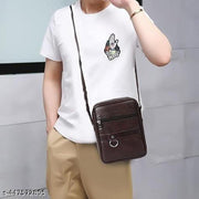 PROGONE Brown Men Sling Bag