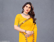 NEW FENCY GEORGETTE CUT WORK SAREE