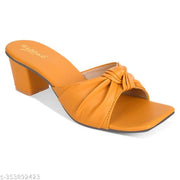 Stylish Women’s Synthetic Leather Block Heel Sandals crafted for comfort, stability and elegance, making them perfect for office work, college routines, partywear, wedding events and daily outings with durable slip-resistant soles.