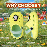 FASMANIA Penguin Kids Clogs for Boys & Girls | Soft Sole Lightweight Baby Slippers