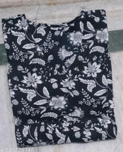 Women Trending Rayon Printed Short Kurta