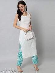 Straight Sleeveless Kurti for women